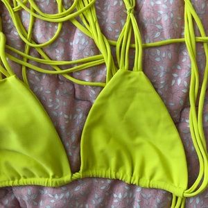 Mikoh neon bikini top